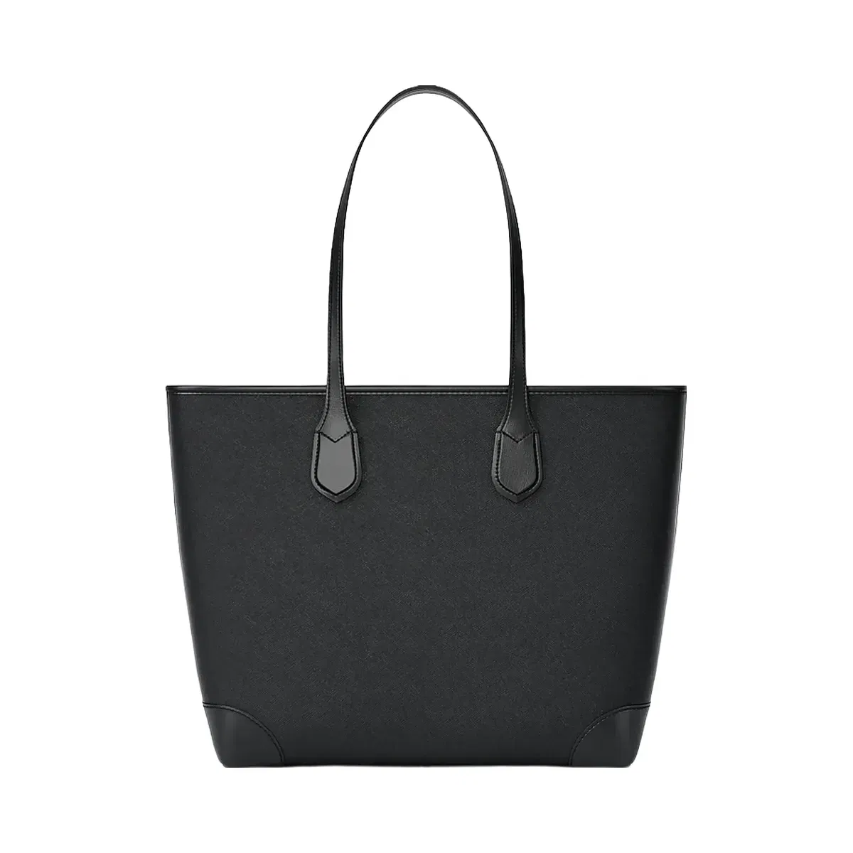 Michael Kors Eva Large Saffiano Leather Tote Bag Black