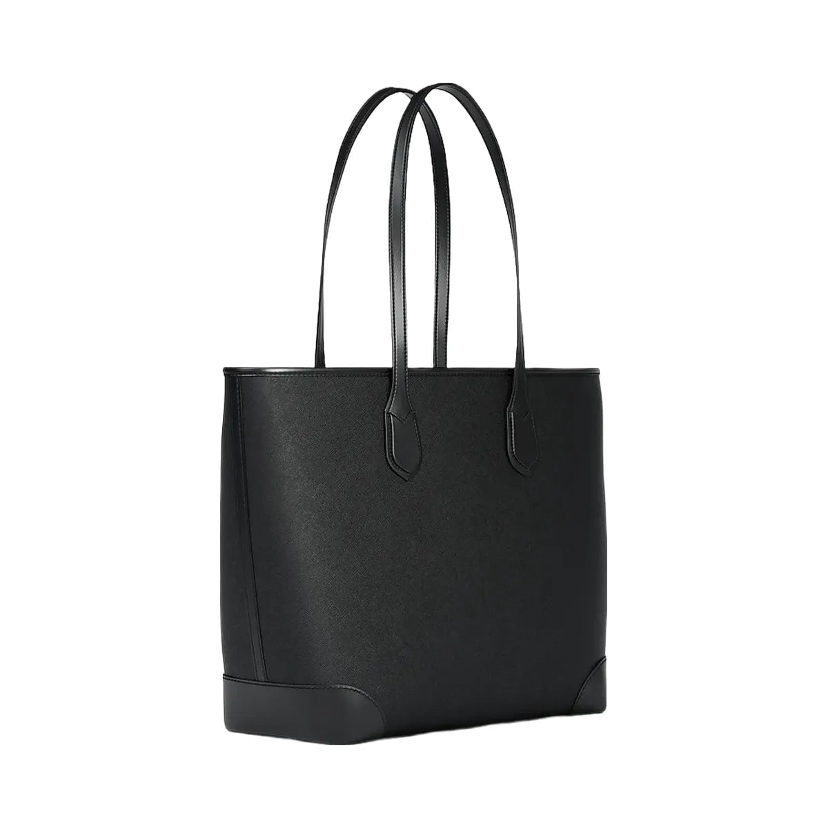Michael Kors Eva Large Saffiano Leather Tote Bag Black