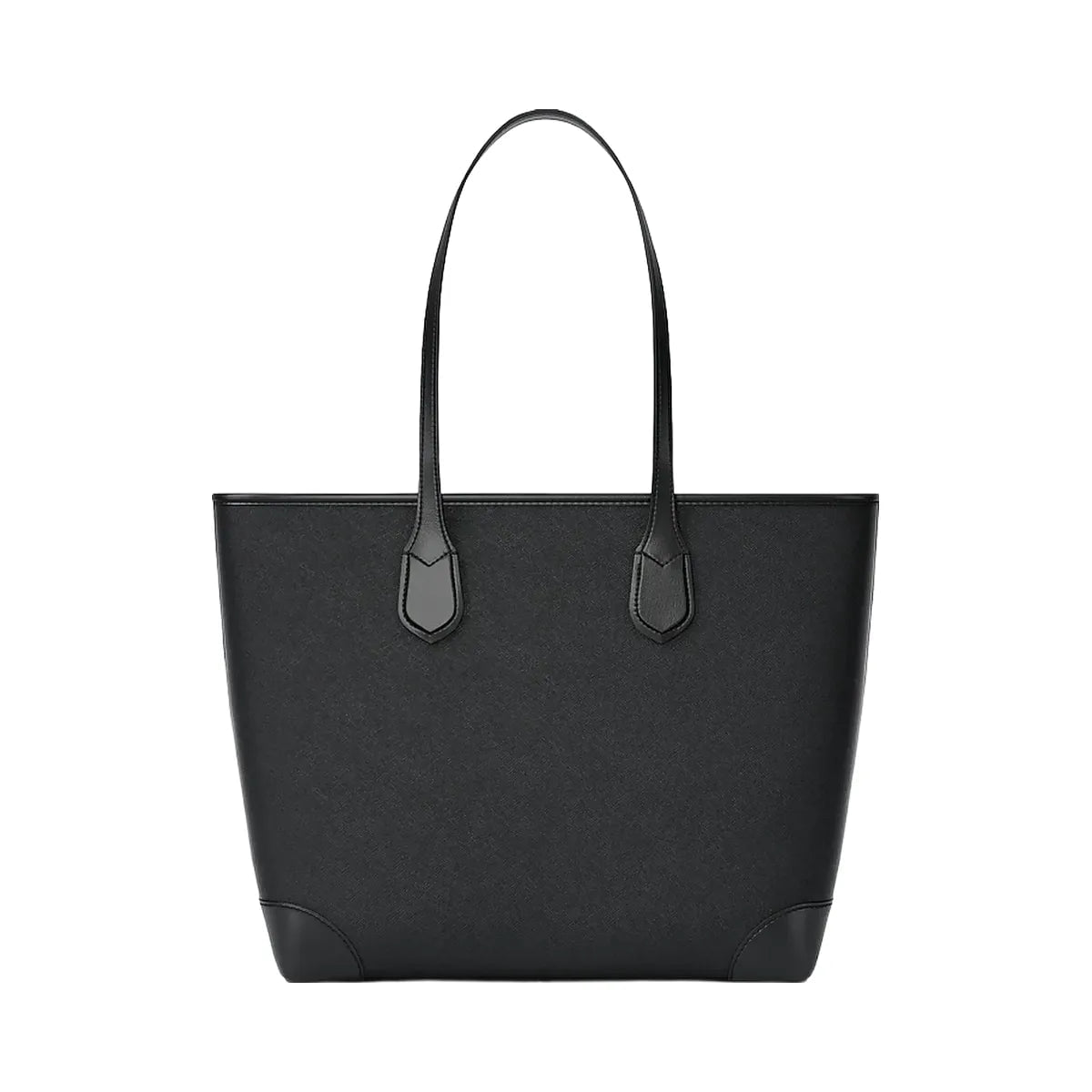 Michael Kors Eva Large Saffiano Leather Tote Bag Black