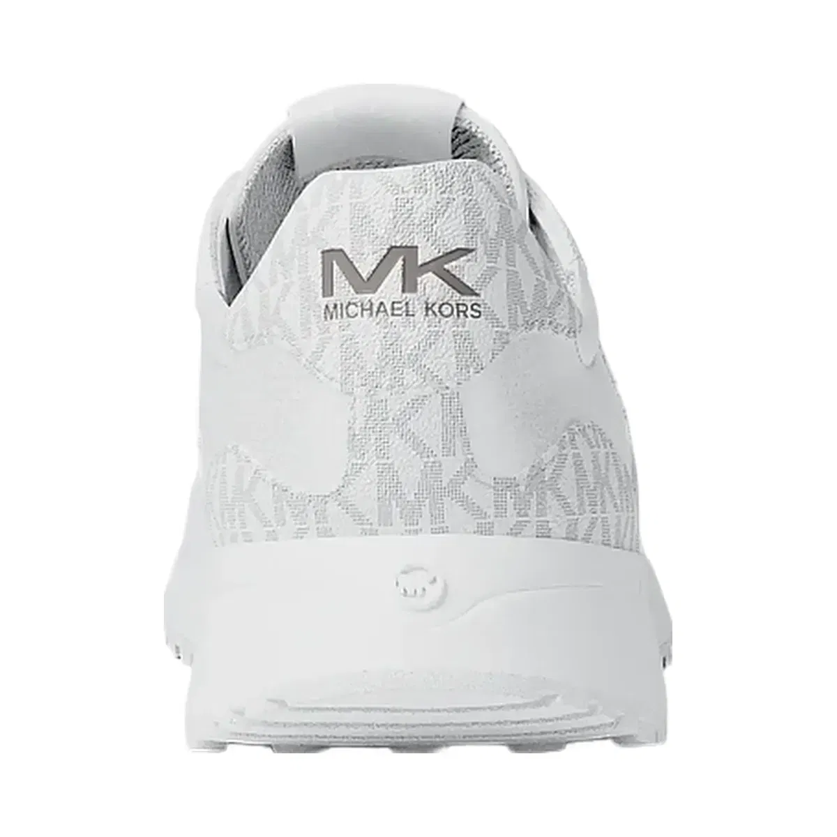 Michael Kors Dax Mixed-Media Trainer Bright Wht