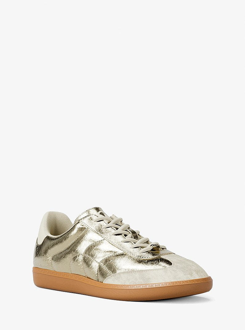 Michael Kors Sammy Metallic Sneaker Pale Gold