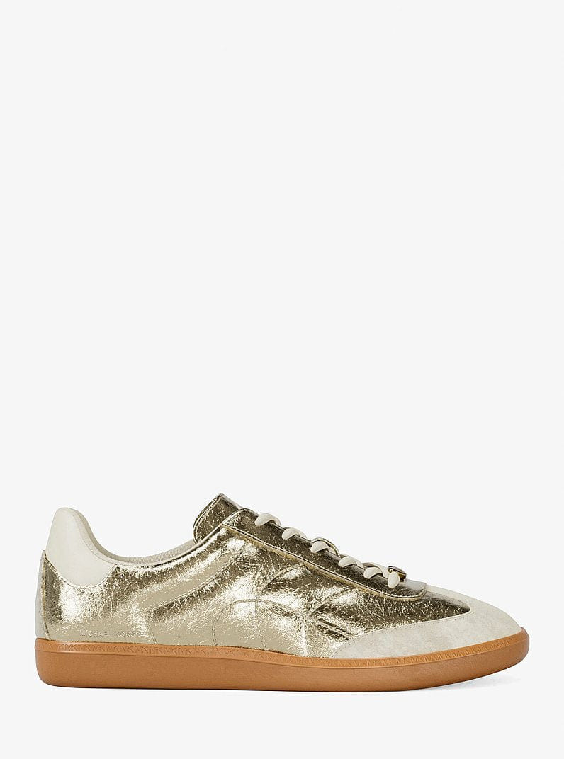 Michael Kors Sammy Metallic Sneaker Pale Gold