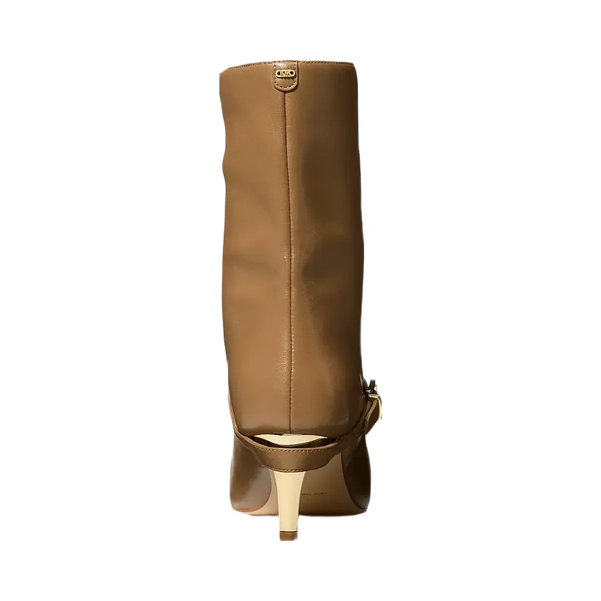 Michael Kors Kasia Leather Buckle Boot Husk