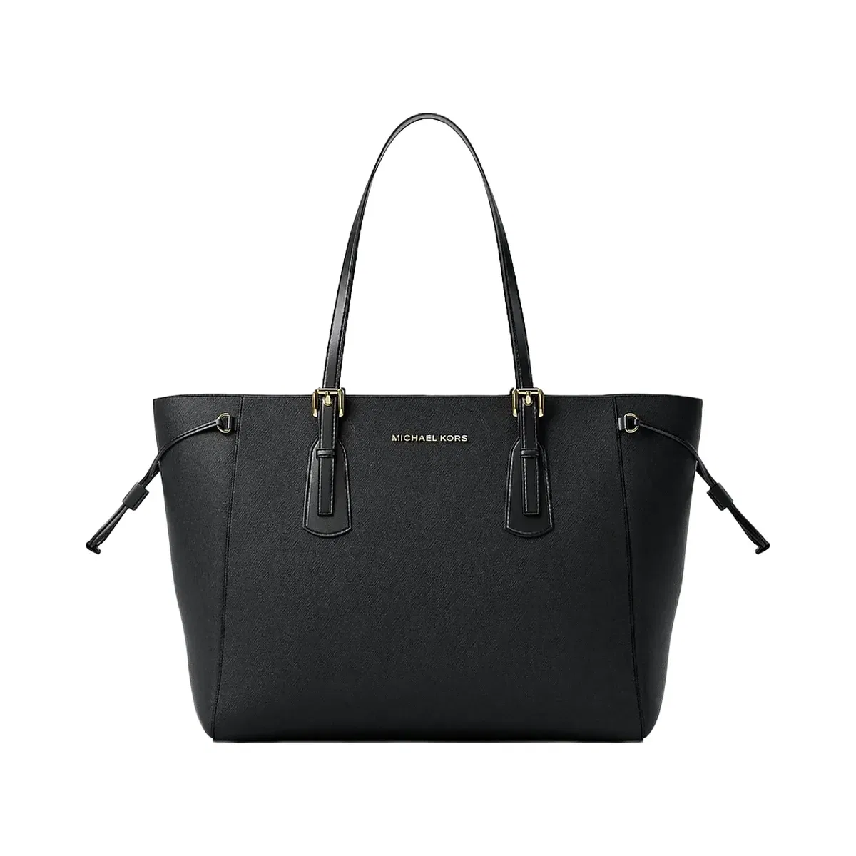 Michael Kors Voyager Large Saffiano Leather Tote Bag Black