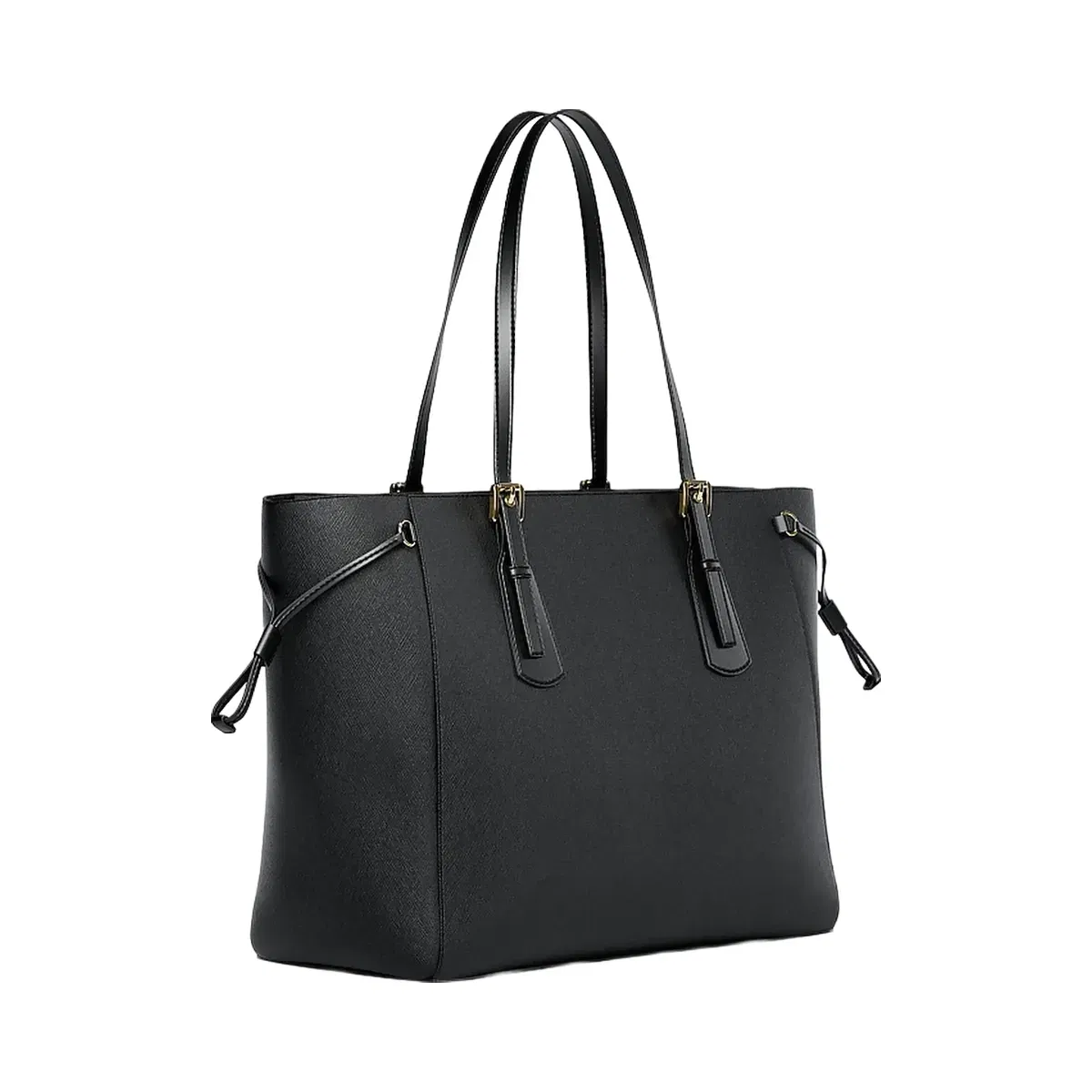 Michael Kors Voyager Large Saffiano Leather Tote Bag Black