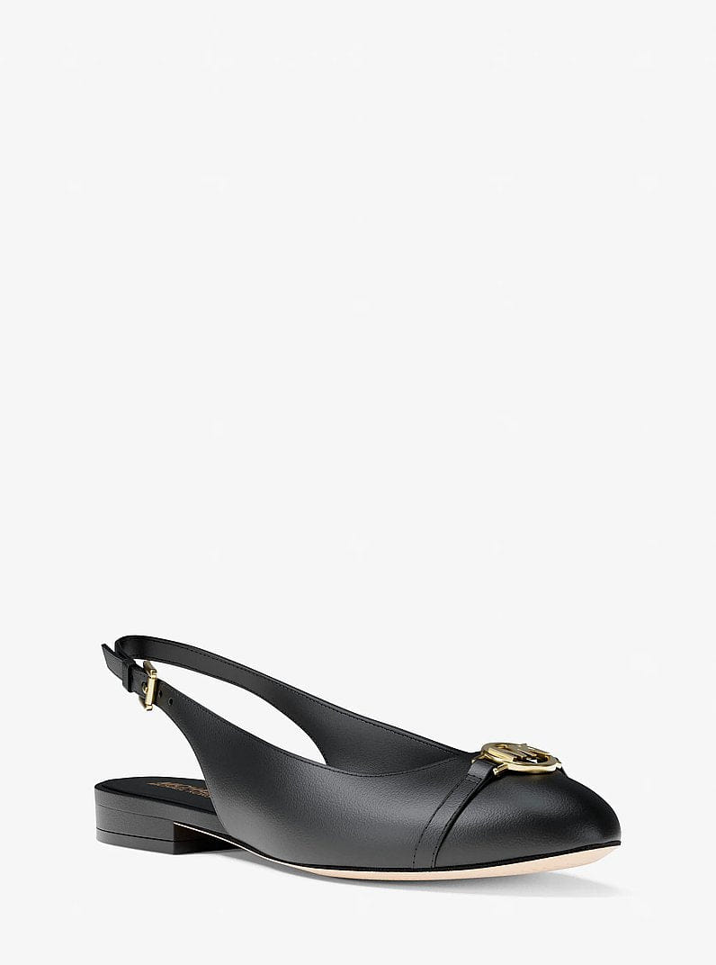 Michael Kors Dori Slingback Flat Black