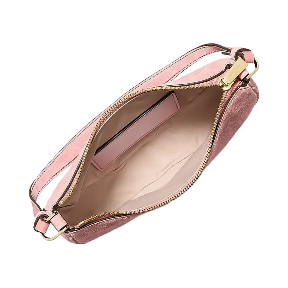 Michael Kors Kyla Small Suede Convertible Pochette Primrose