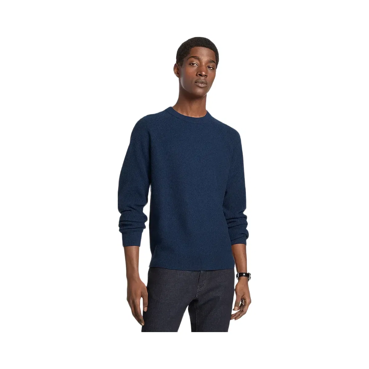 Michael Kors Wool Blend Crewneck Sweater Midnight
