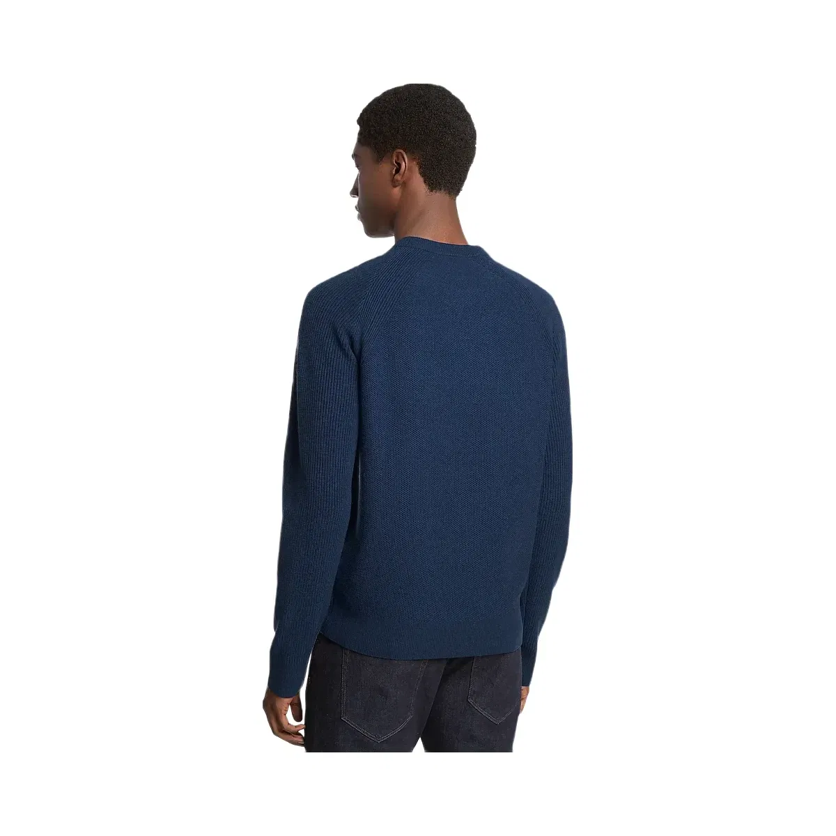 Michael Kors Wool Blend Crewneck Sweater Midnight