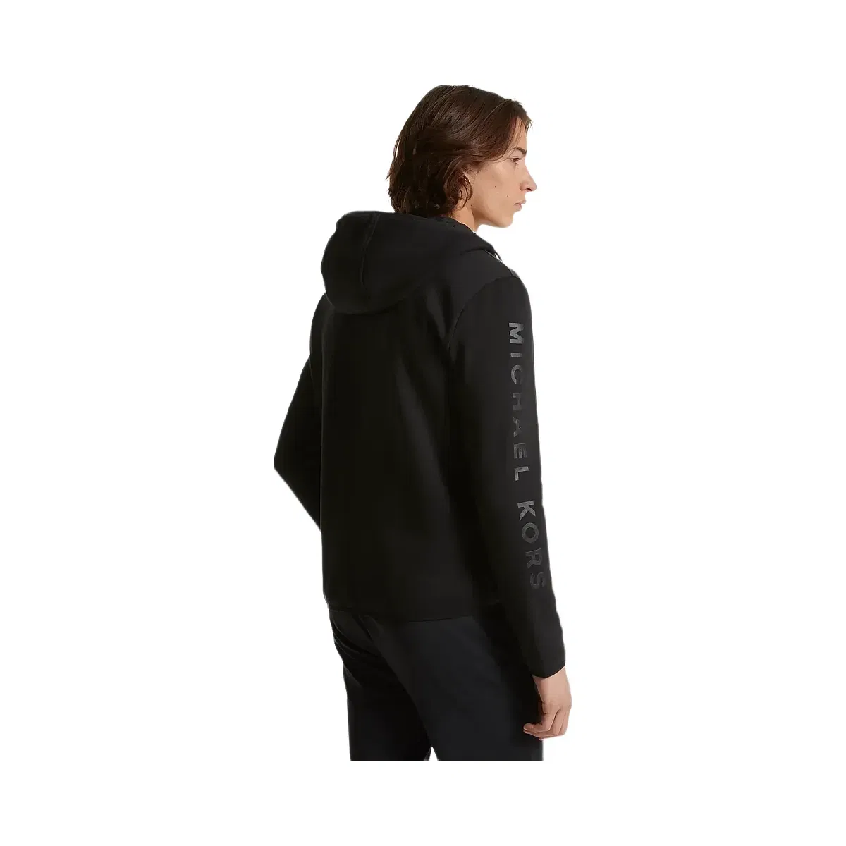 Michael Kors Galway Quilted Mixed-Media Jacket Black