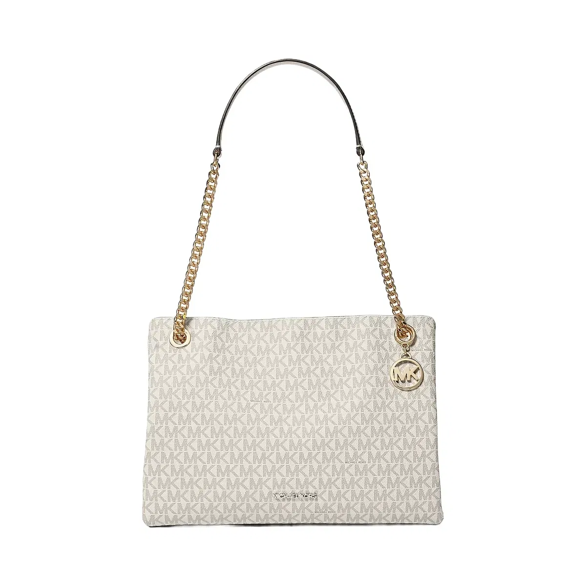 Michael Kors Christina Medium Signature Logo Messenger Bag Lt Crm Multi
