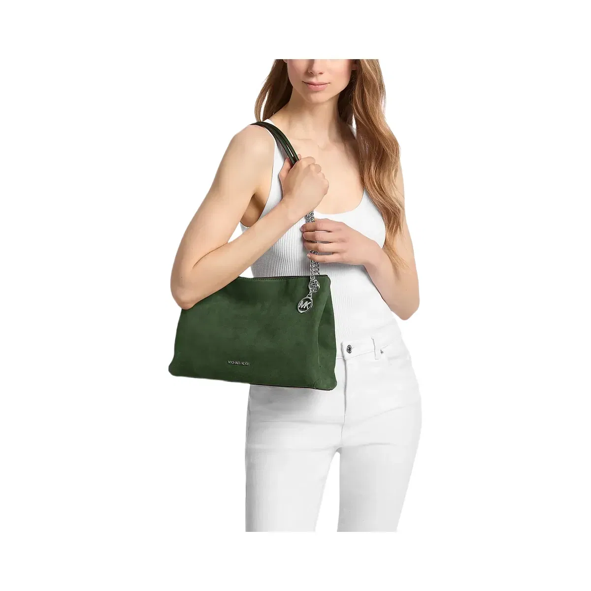 Michael Kors Christina Medium Messenger Bag Amazon Green