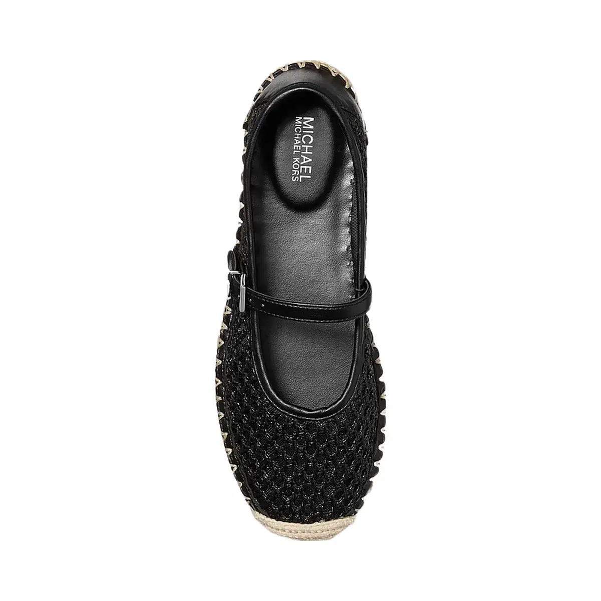 Michael Kors Belina Signature Logo Platform Espadrille Black