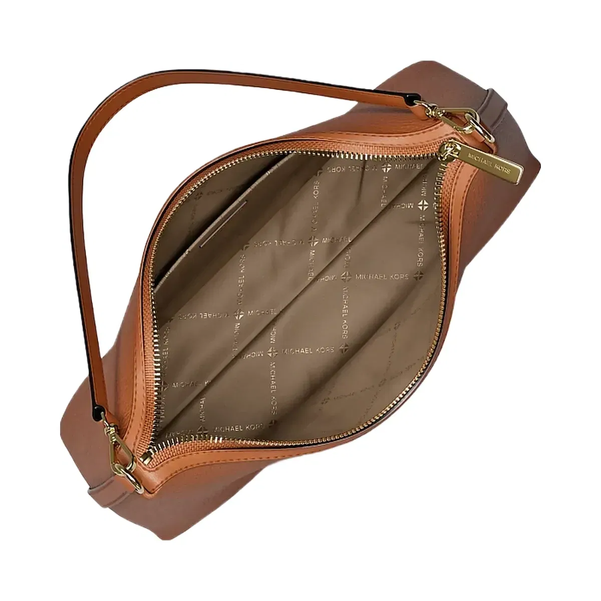 Michael Kors Sammy Medium Pebbled Leather Convertible Shoulder Bag Luggage