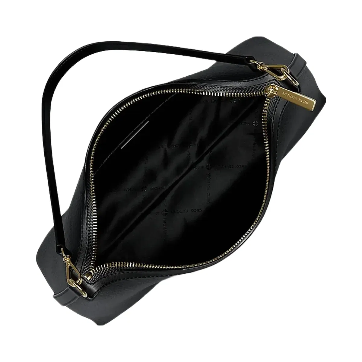 Michael Kors Sammy Medium Pebbled Leather Convertible Shoulder Bag Black