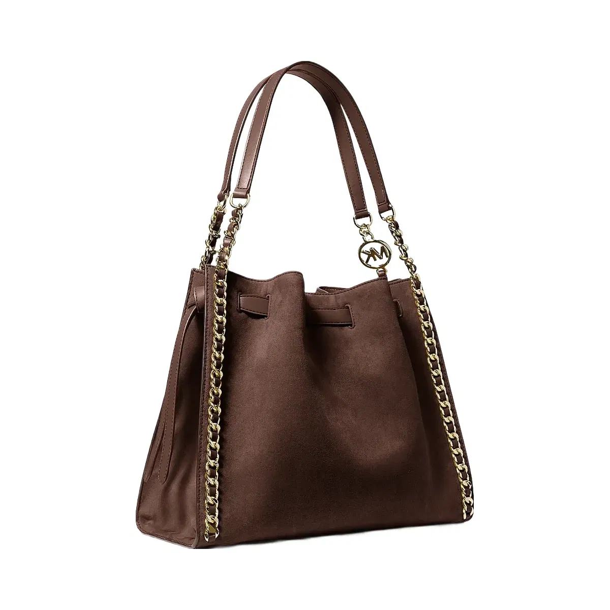 Michael Kors Mina Large Chain Shoulder Bag Nutmeg