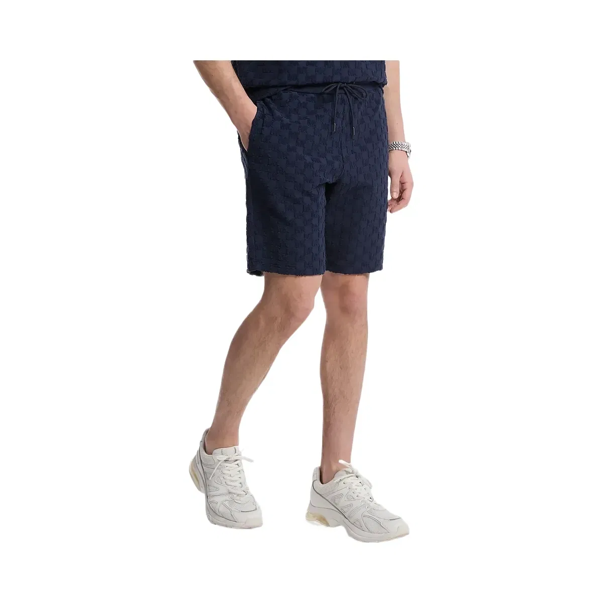 Michael Kors Logo Jacquard Terry Shorts