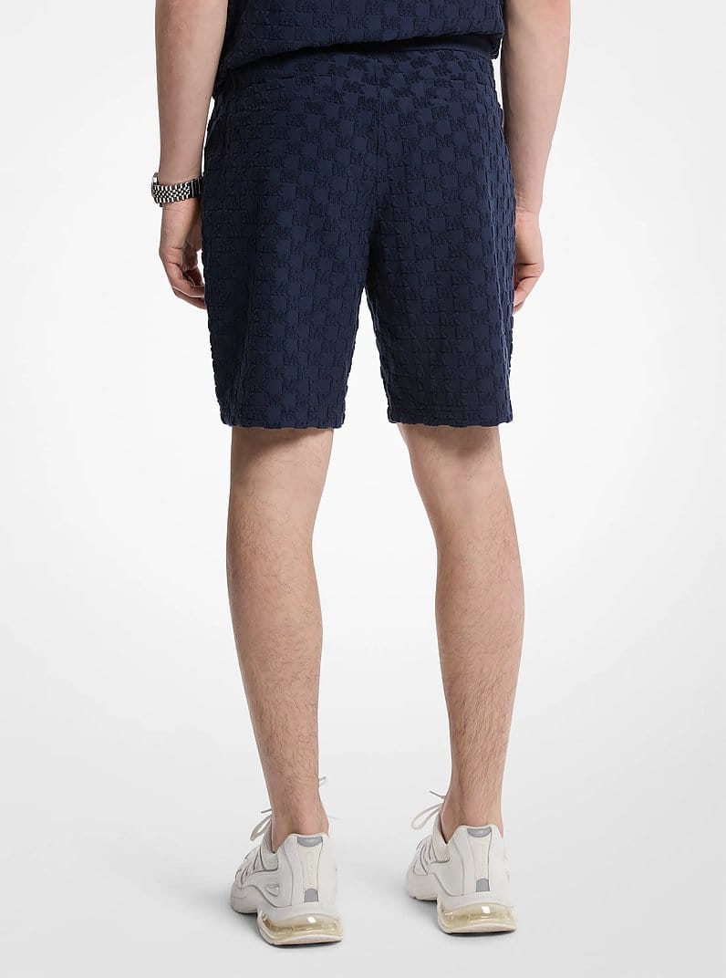 Michael Kors Logo Jacquard Terry Shorts