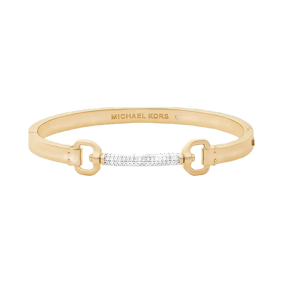Michael Kors Pavé Horsebit Bangle Gold