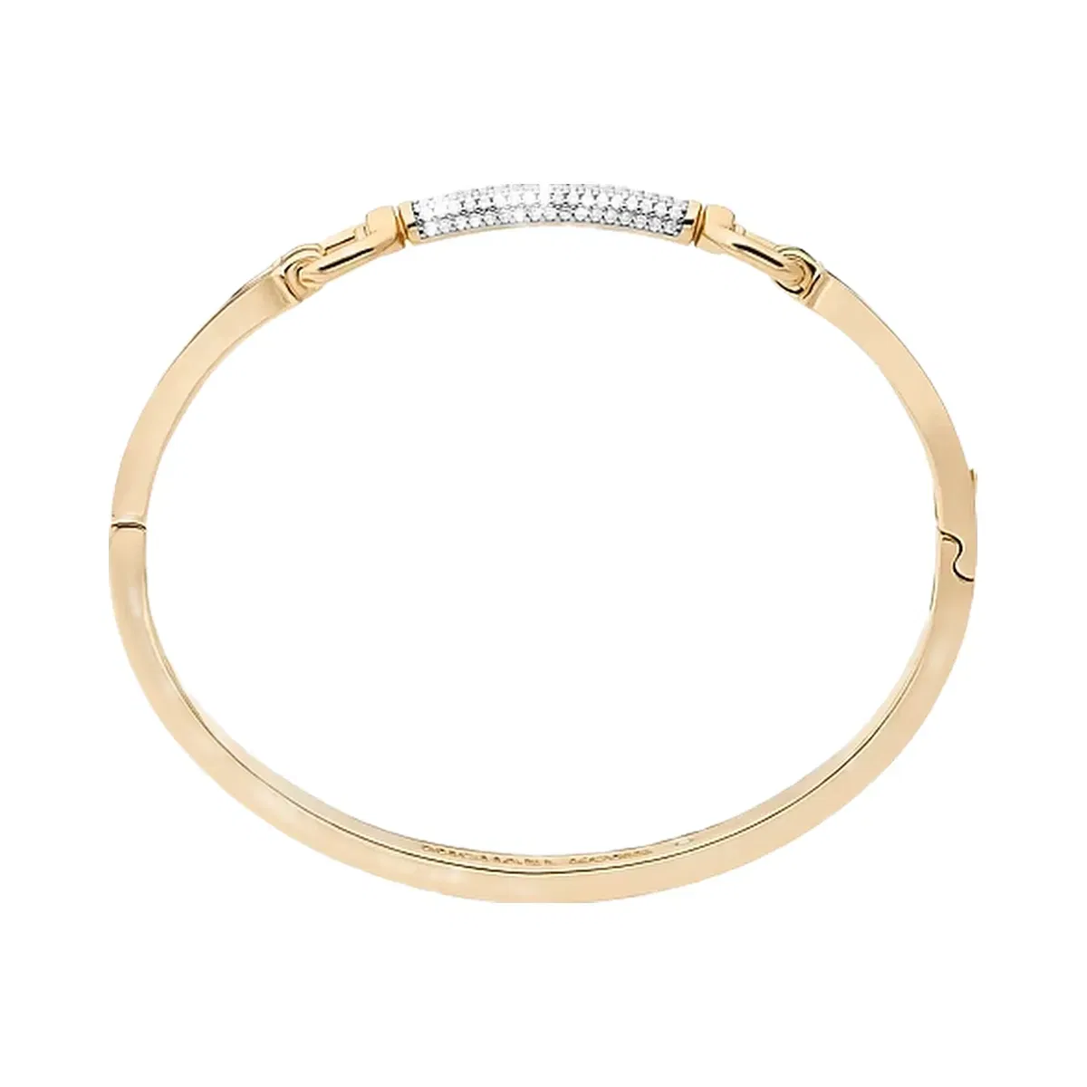 Michael Kors Pavé Horsebit Bangle Gold
