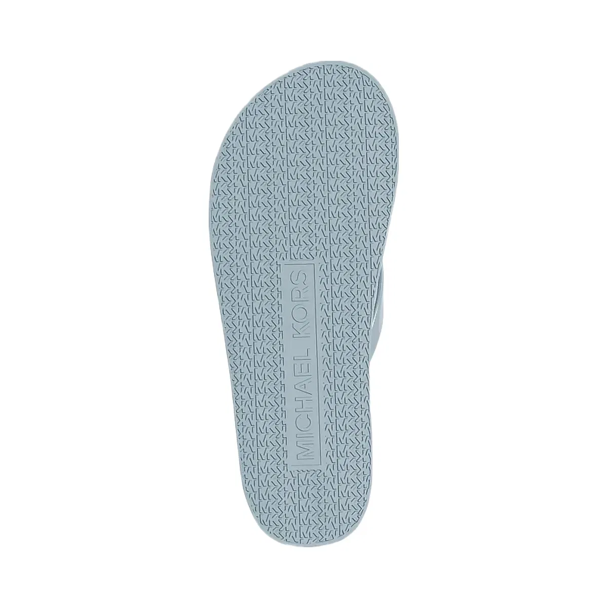 Michael Kors Bedford Printed Signature Logo Flip Flop Pale Ocean