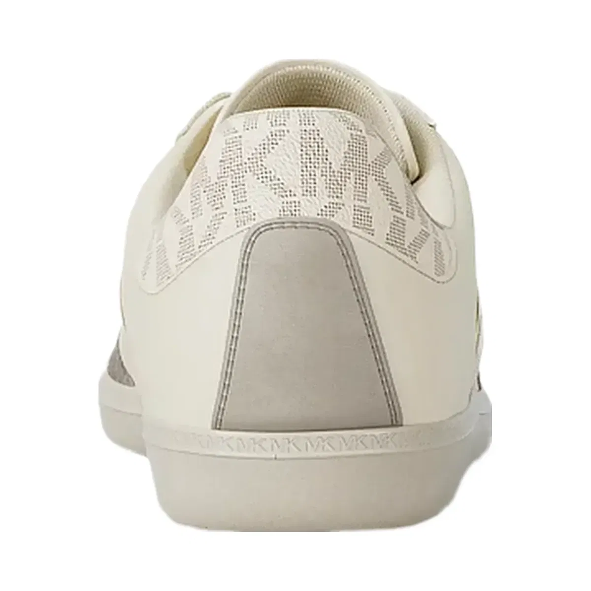 Michael Kors Sammy Mixed-Media Sneaker Cream