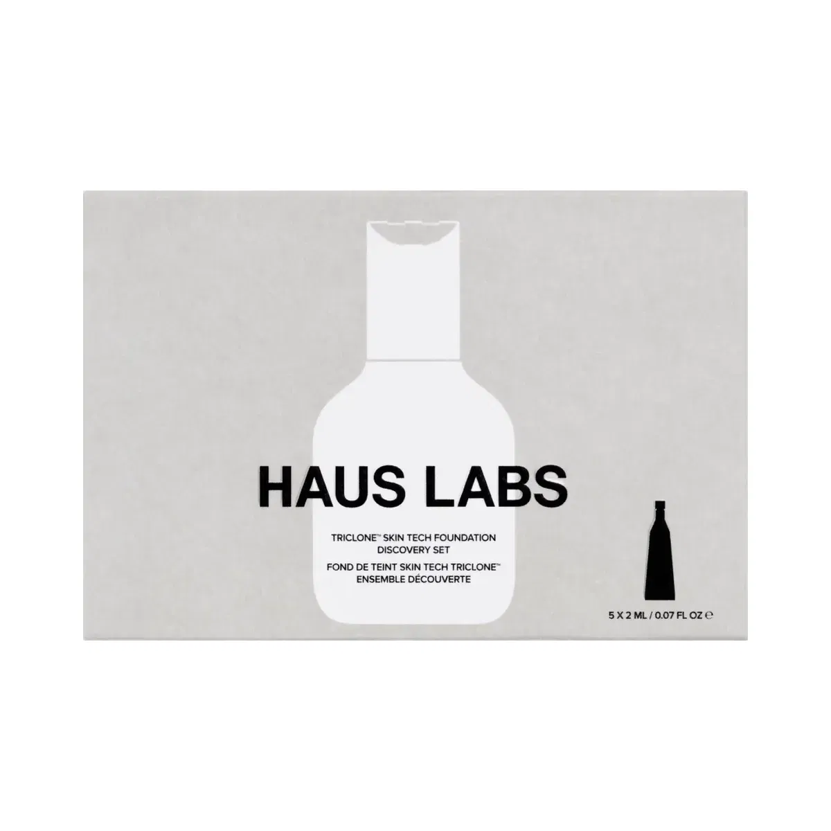 Haus Labs Triclone Skin Tech Foundation Discovery Set Light Medium