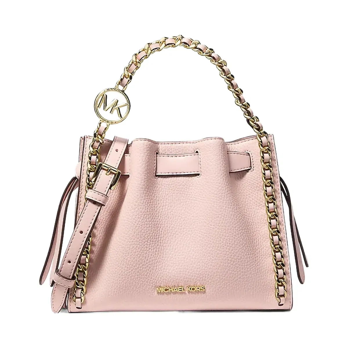 Michael Kors Mina Small Chain Crossbody Bag Powder Blush