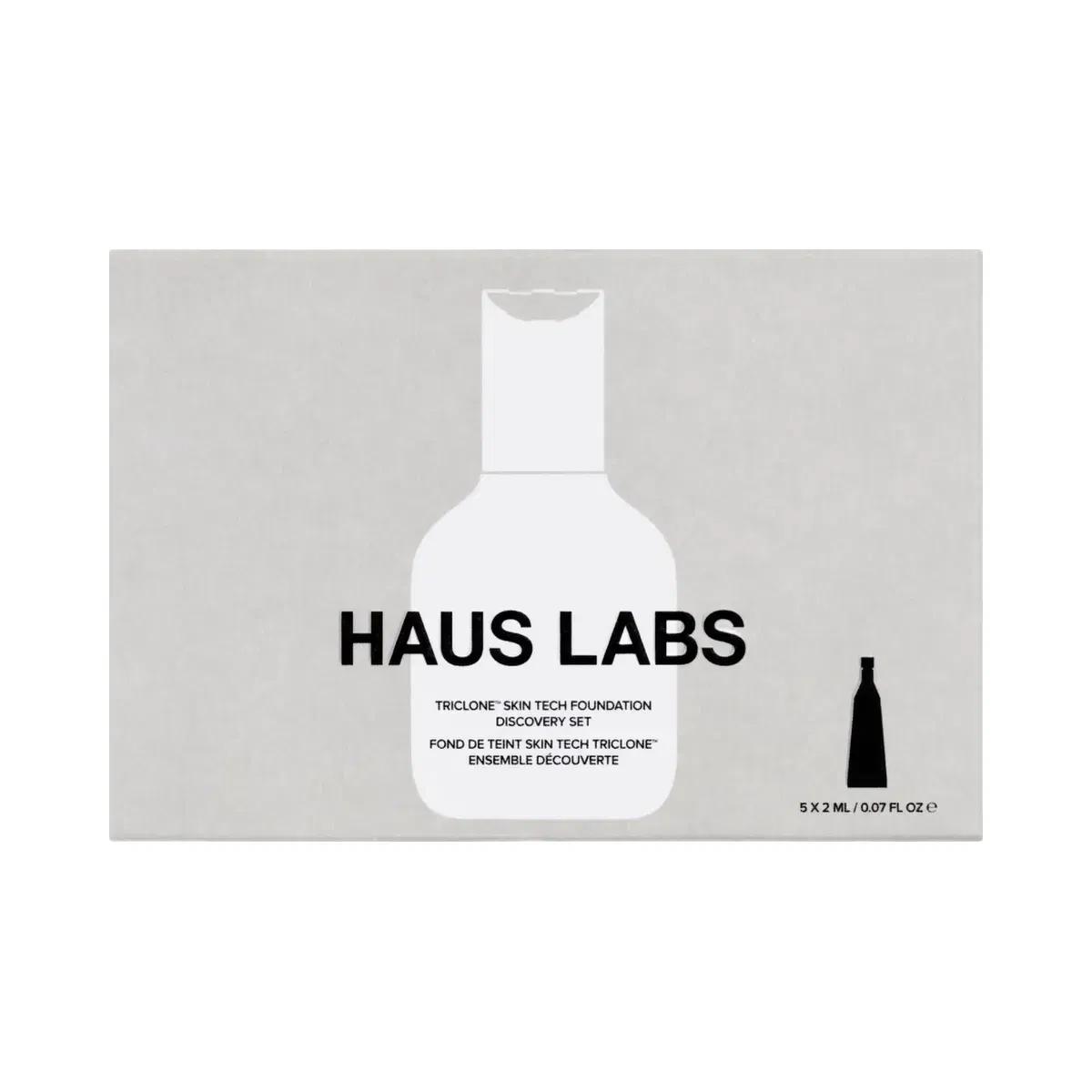 Haus Labs Triclone Skin Tech Foundation Discovery Set Light