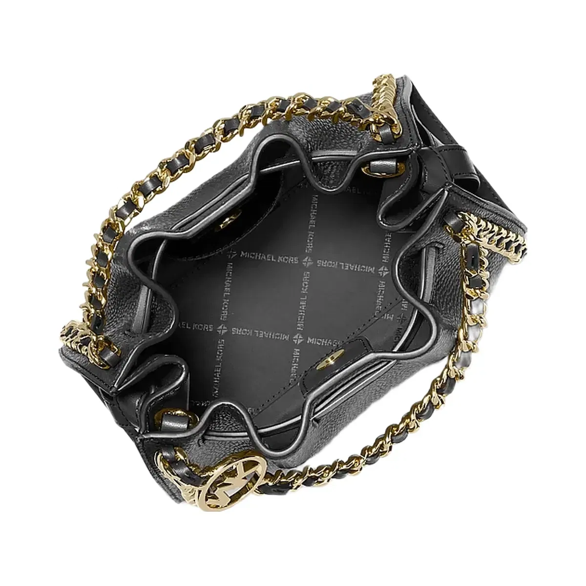 Michael Kors Mina Small Chain Crossbody Bag Black