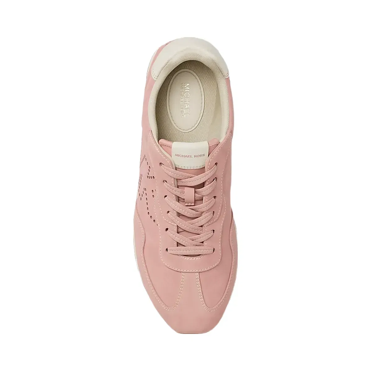 Michael Kors Essex Suede Trainer Powder Blush