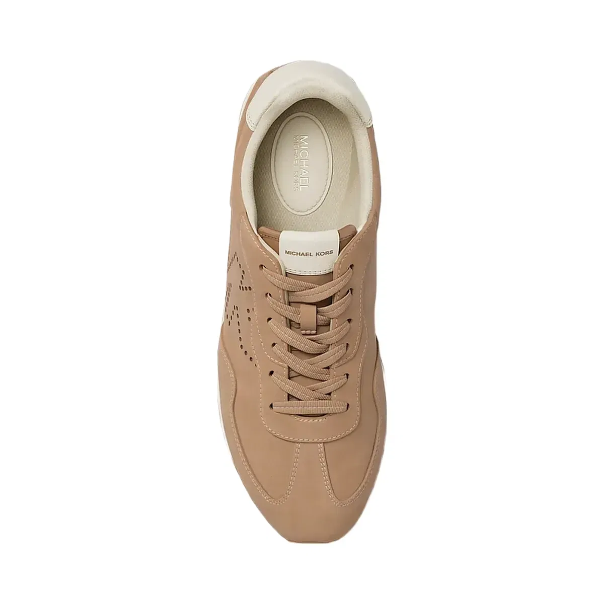 Michael Kors Essex Suede Trainer Camel