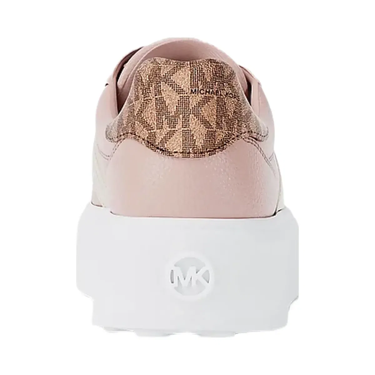 Michael Kors Romey Signature Logo Stripe Platform Sneaker Powder Blush