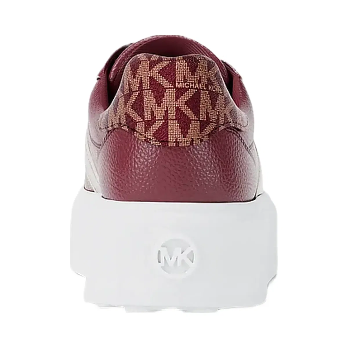Michael Kors Romey Signature Logo Stripe Platform Sneaker Cherry