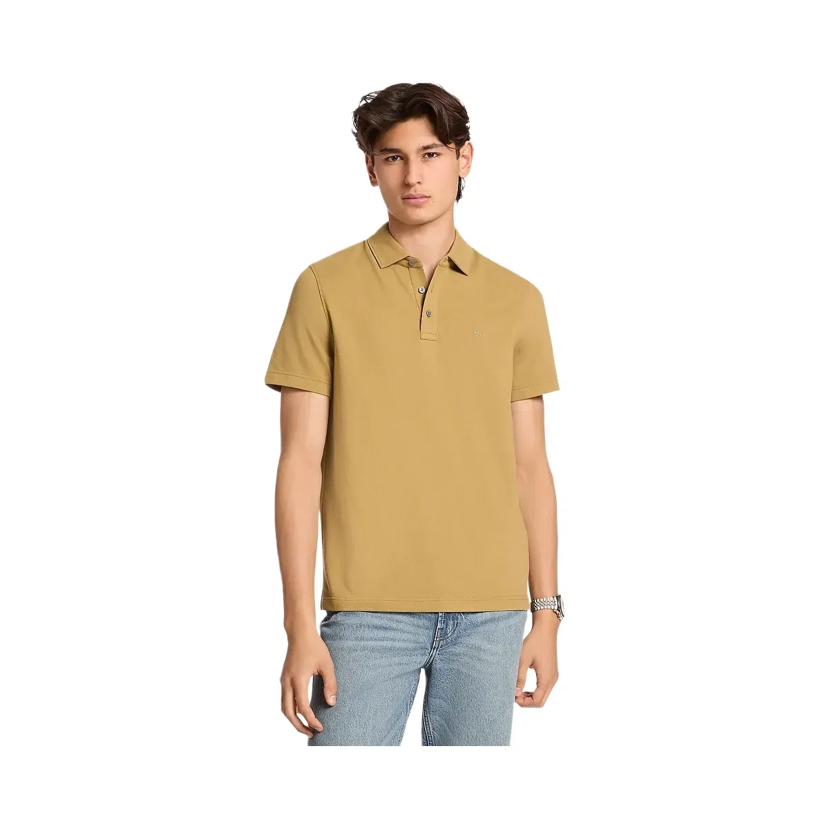 Michael Kors Pima Cotton Piqué Polo Shirt Oregano