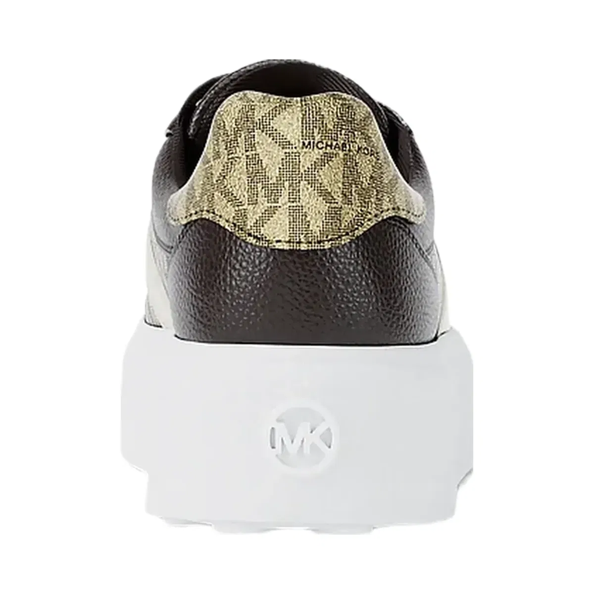 Michael Kors Romey Signature Logo Stripe Platform Sneaker Brown
