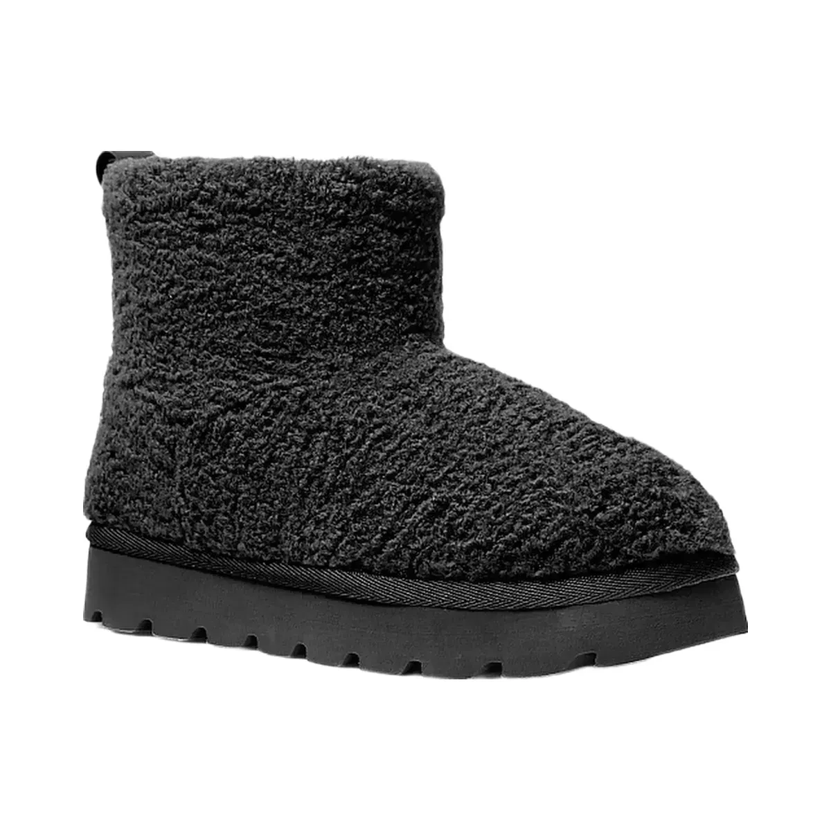 Michael Kors Winnie Faux Shearling Boot Black