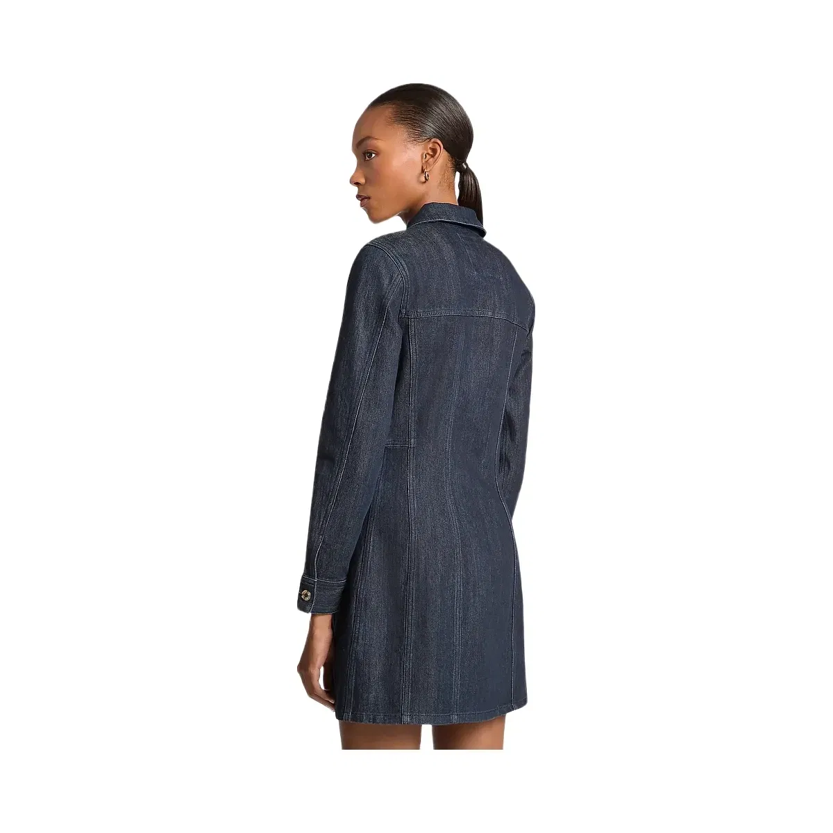 Michael Kors Denim Shirtdress Rinse