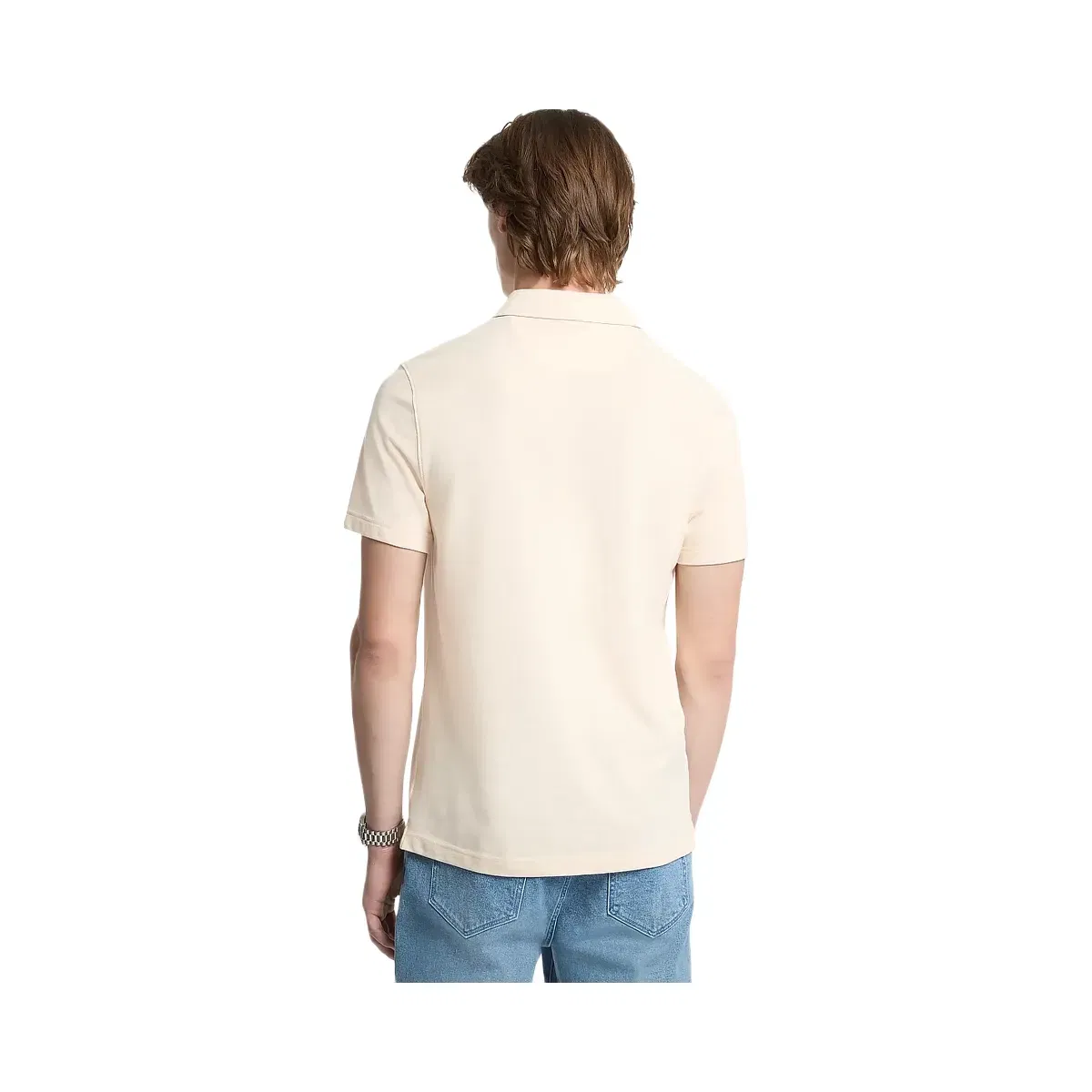 Michael Kors Pima Cotton Piqué Polo Shirt Lt Cream