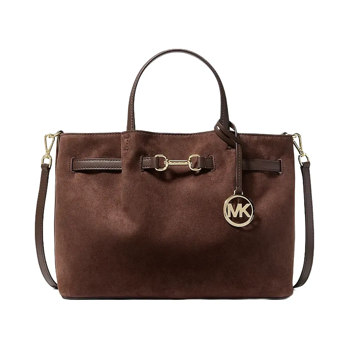 Michael Kors Carson Medium Satchel Nutmeg