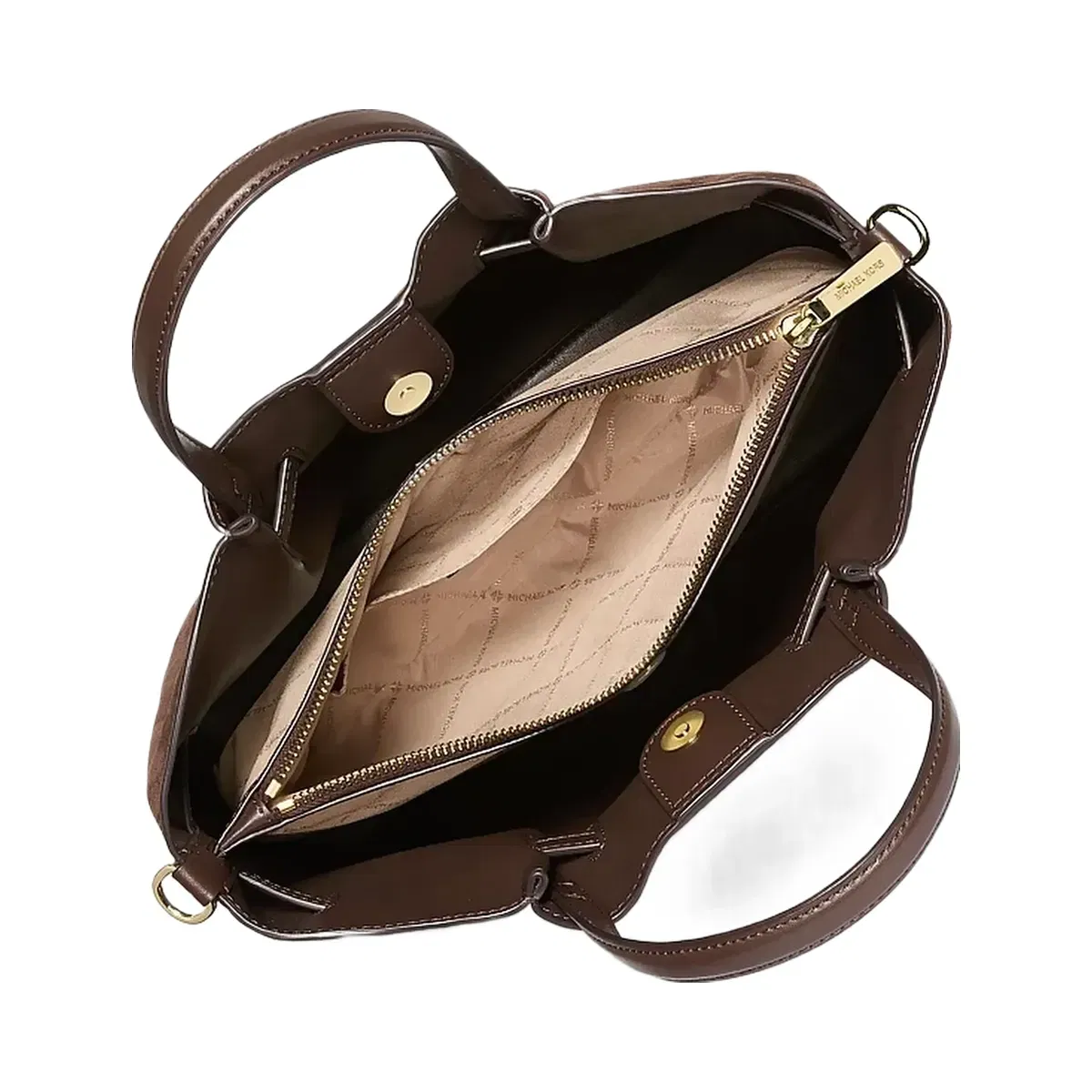 Michael Kors Carson Medium Satchel Nutmeg