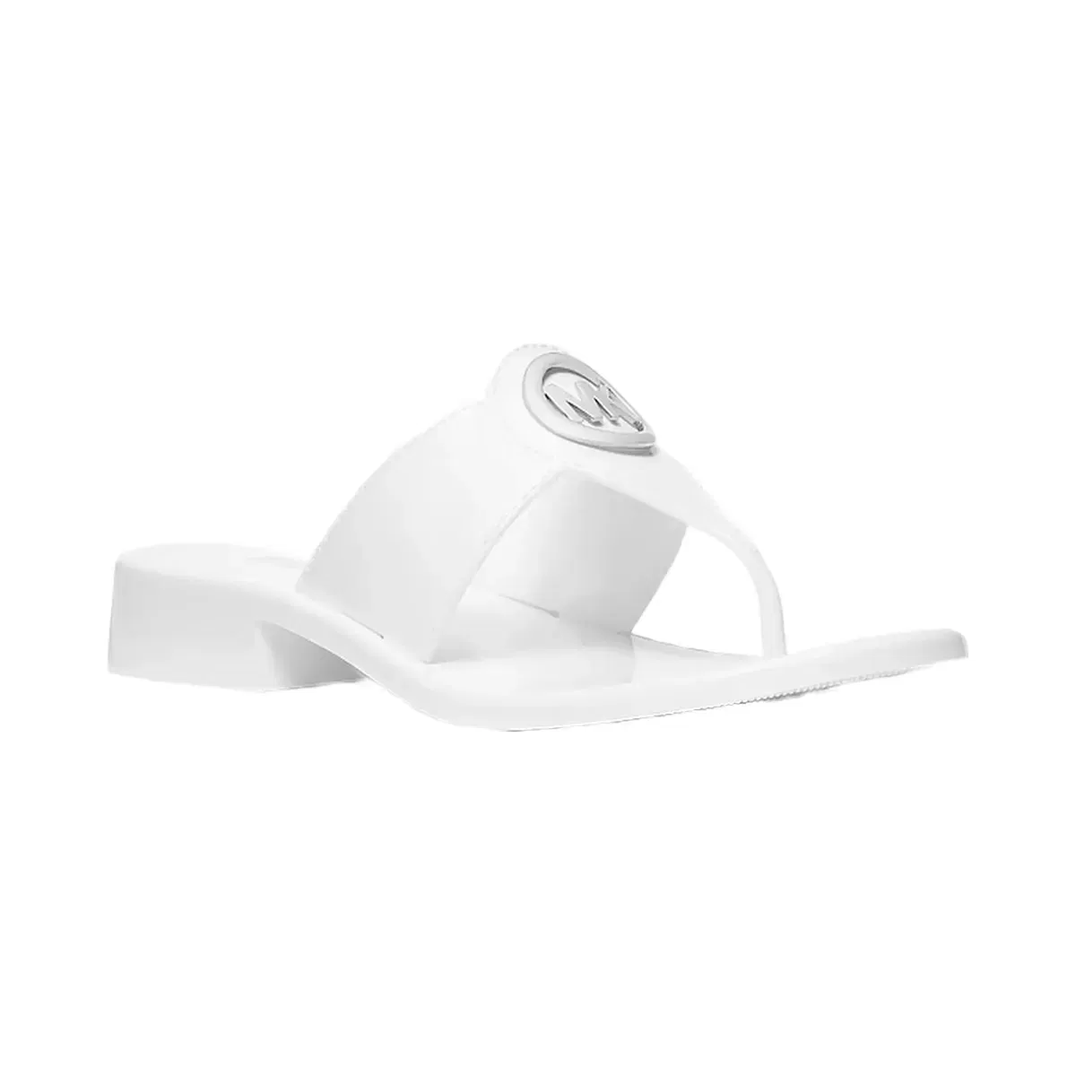 Michael Kors Hannah Jelly T-Strap Sandal Optic White