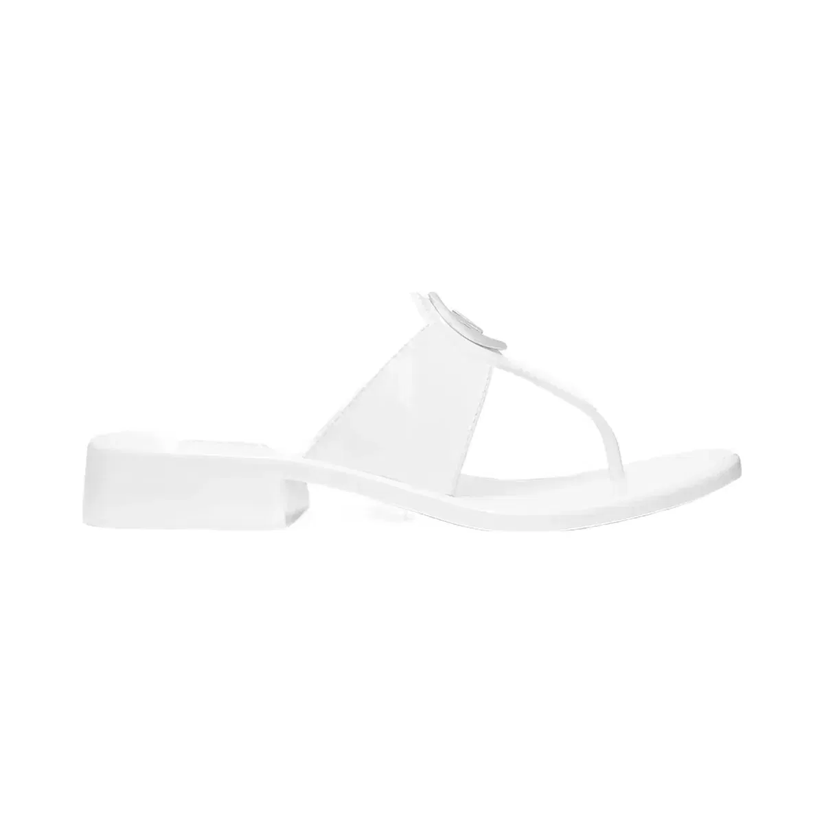 Michael Kors Hannah Jelly T-Strap Sandal Optic White