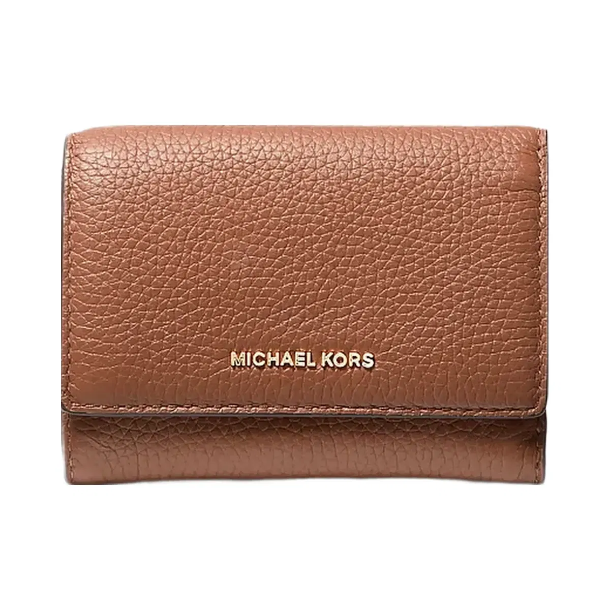 Michael Kors Bryant Medium Pebbled Leather Wallet Luggage