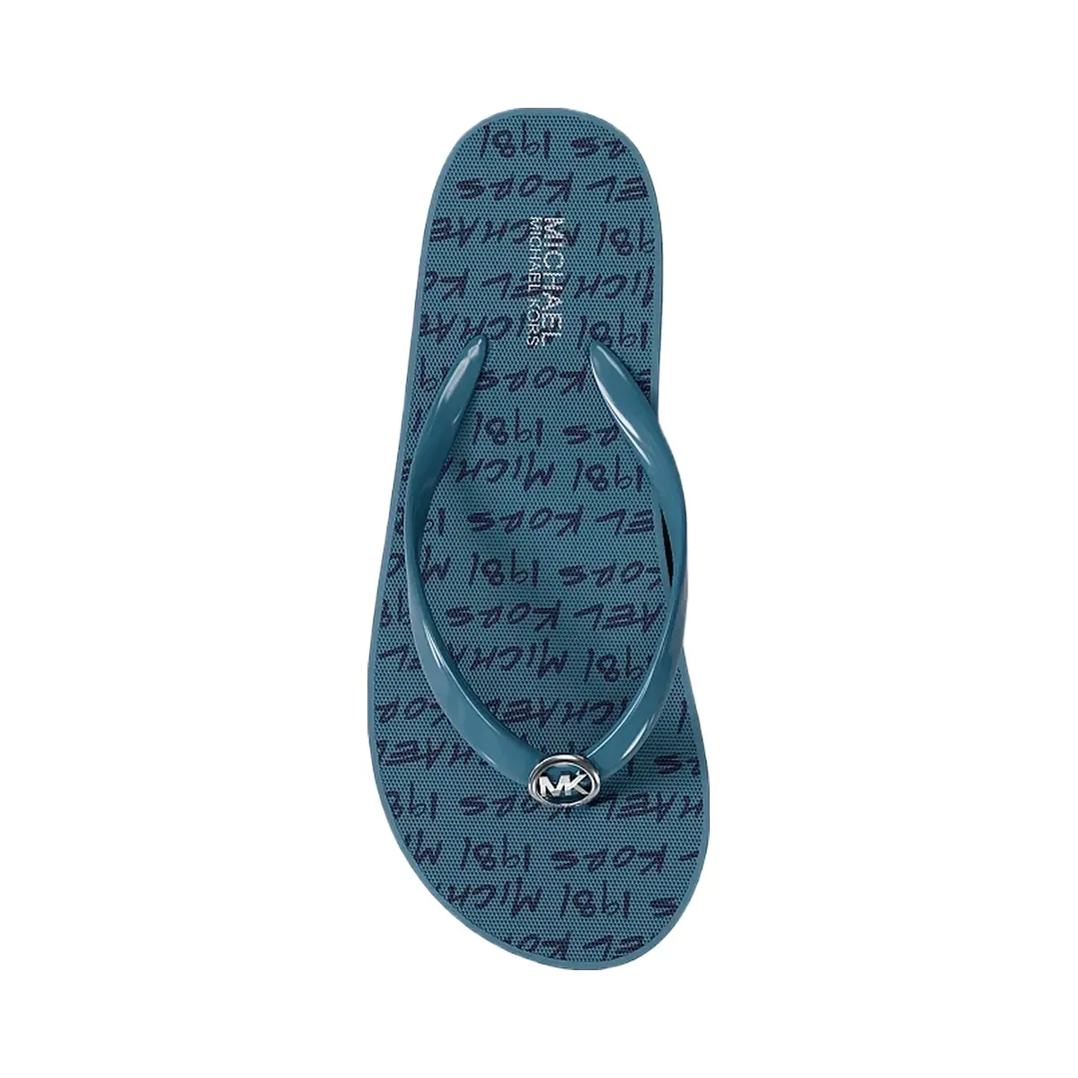 Michael Kors Bedford Logo Flip Flop Denim