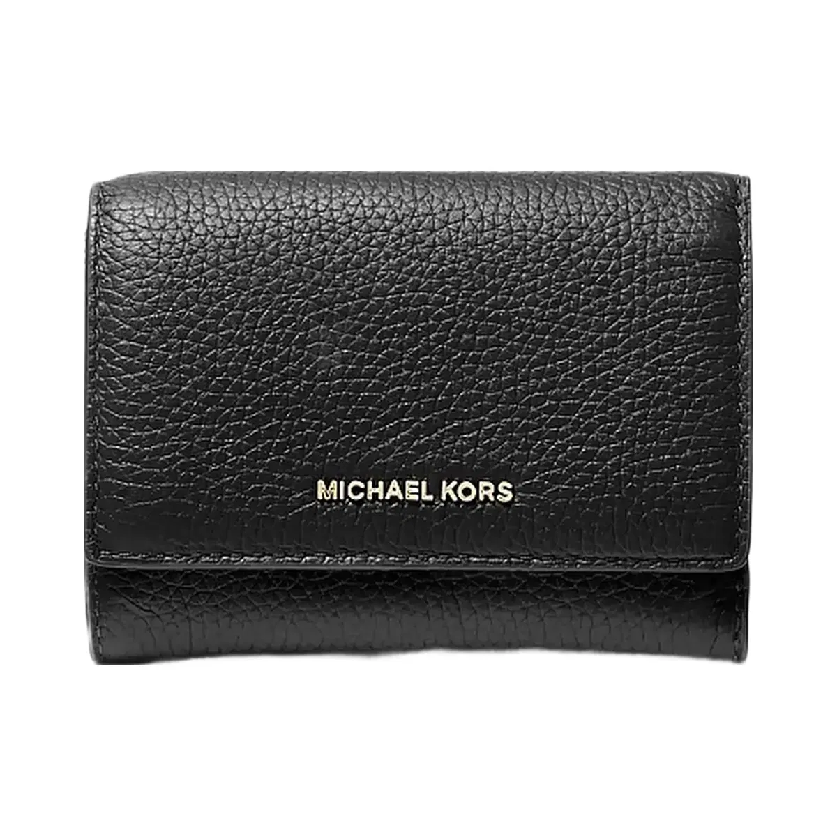 Michael Kors Bryant Medium Pebbled Leather Wallet Black
