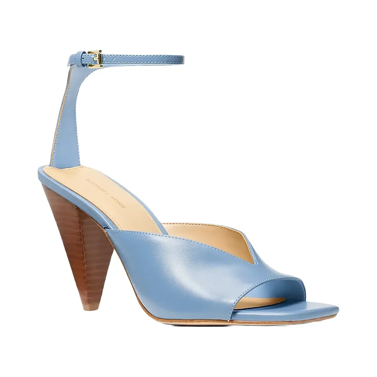 Michael Kors Electra Leather Sandal French Blue