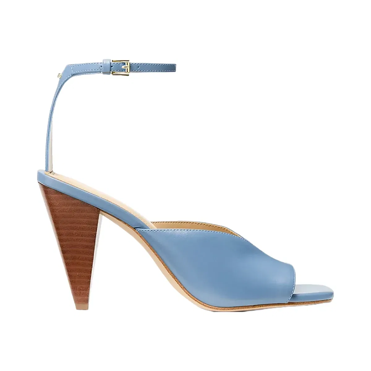 Michael Kors Electra Leather Sandal French Blue