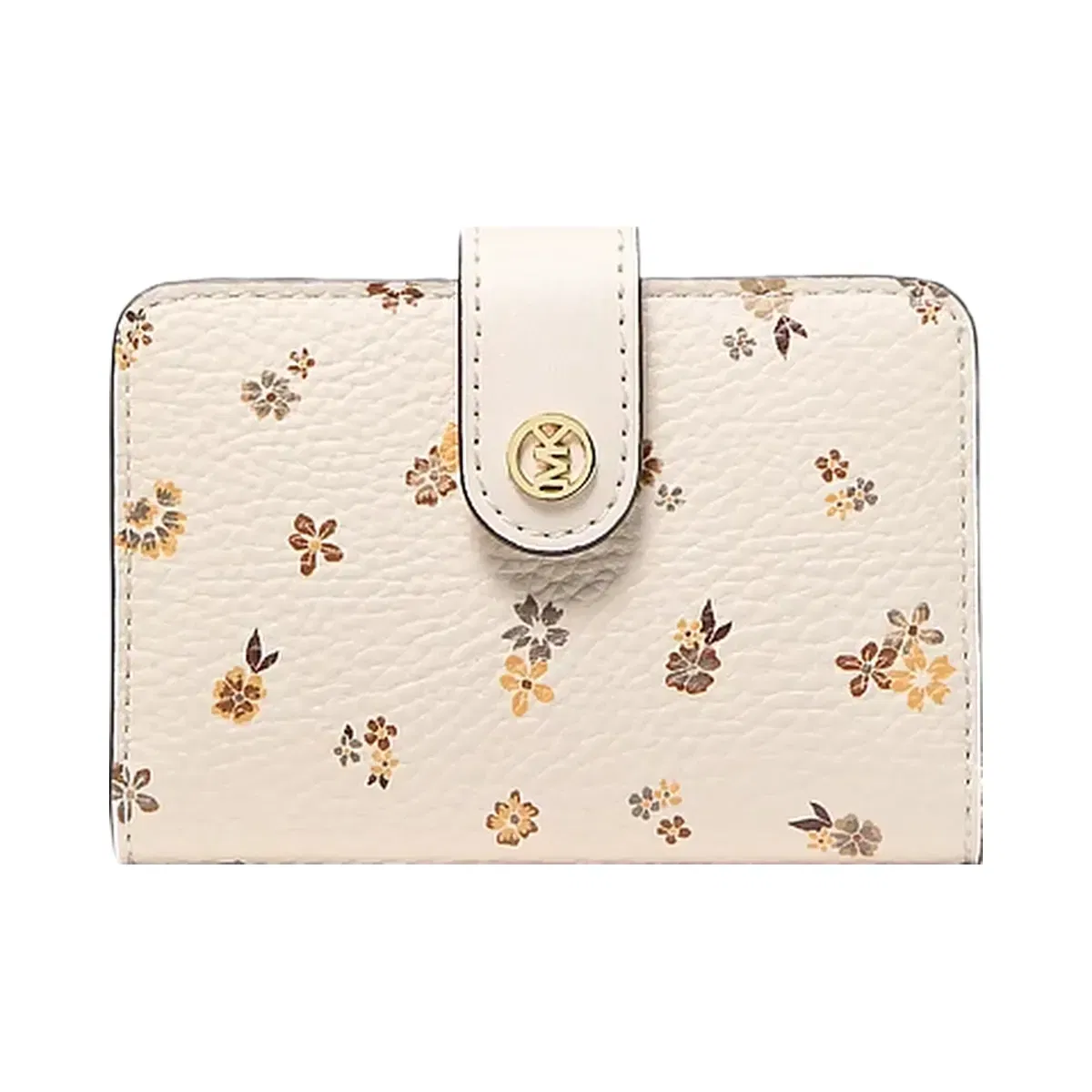 Michael Kors Jet Set Travel Floral Printed Billfold Wallet Lt Cream