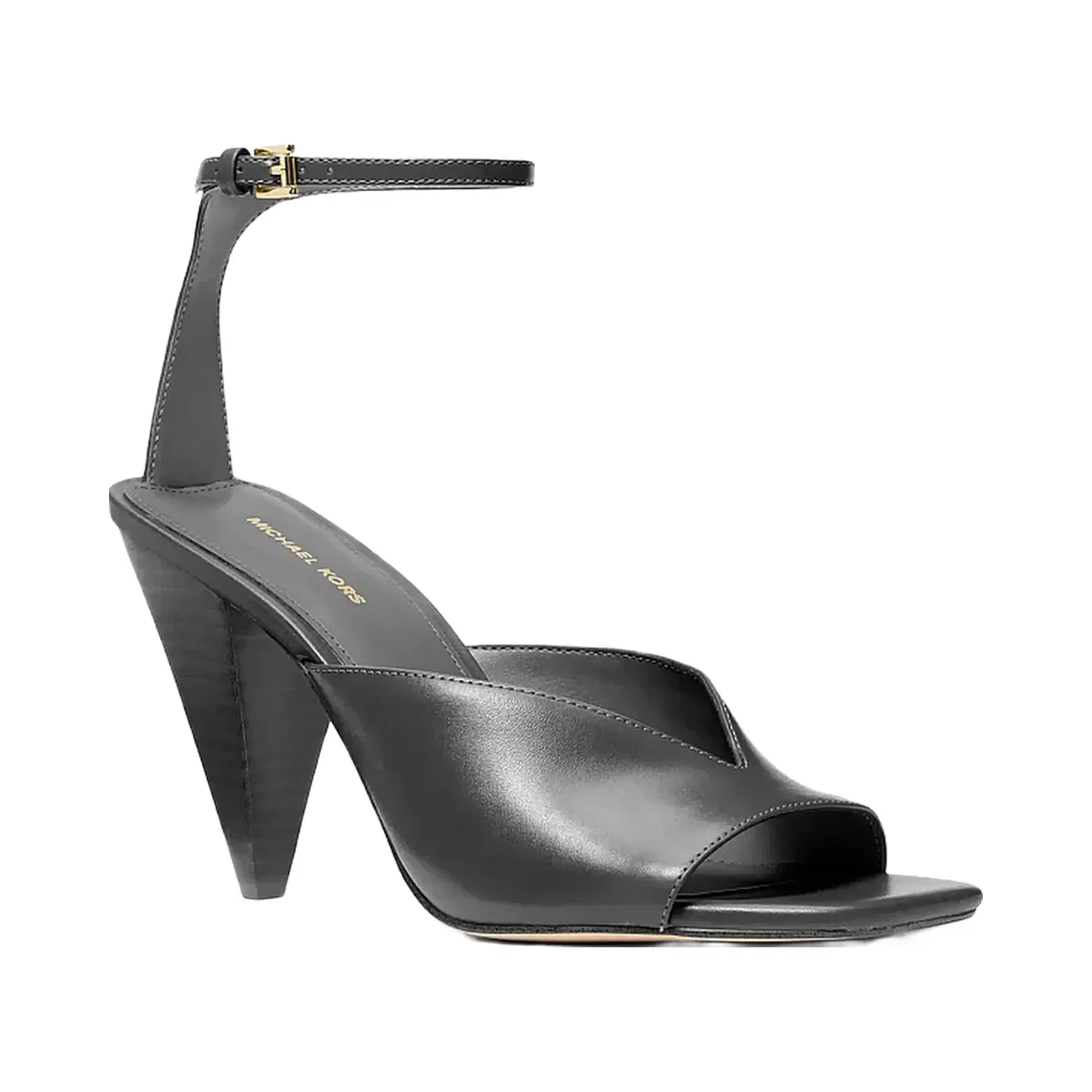 Michael Kors Electra Leather Sandal Black